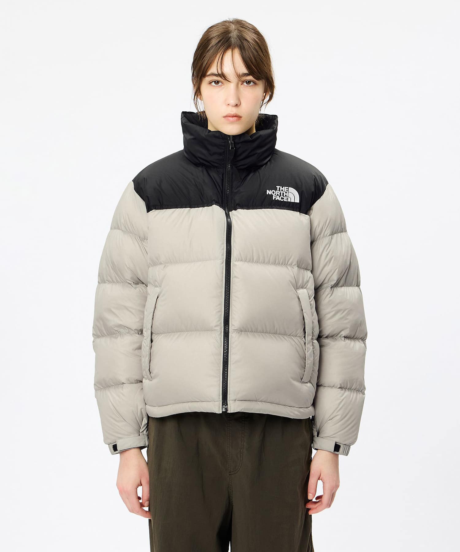 THE NORTH FACE SHORT NUPTSE JACKET FIXブラックの画像