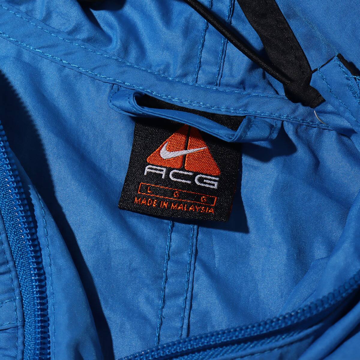 NIKE ACG NYLON PULLOVER JACKET 90年代 USED BLUE 21SS-I