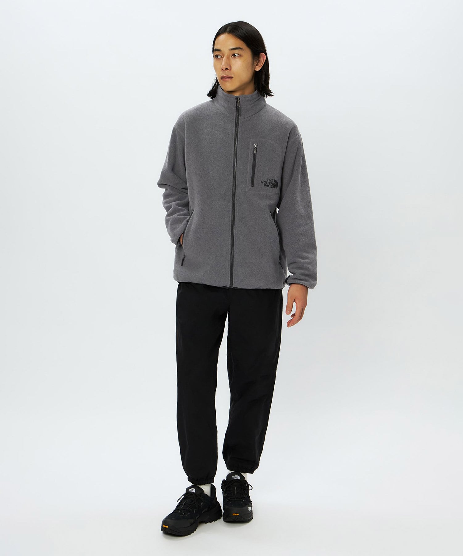 THE NORTH FACE Field Fleece Jacket ミックスグレーの画像
