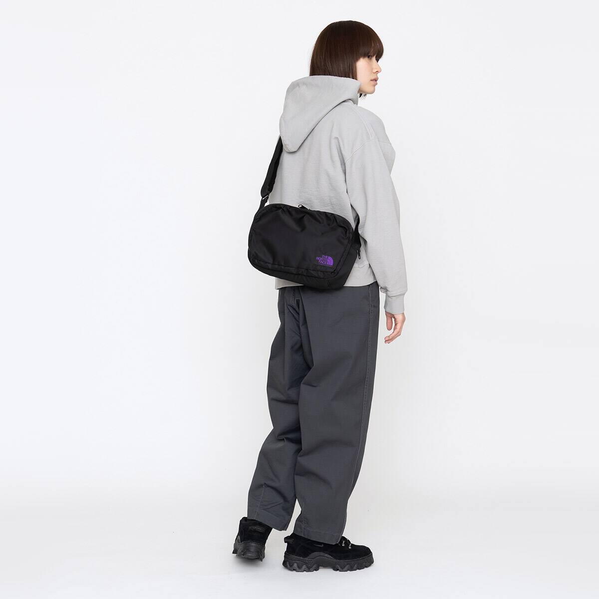 The North Face Purple Label Limonta Nylon Shoulder Bag Black ss I