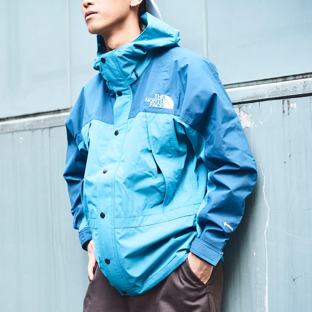 THE NORTH FACE MOUNTAIN LIGHT JACKET モントレーブルーxストームブルー 21FW-I