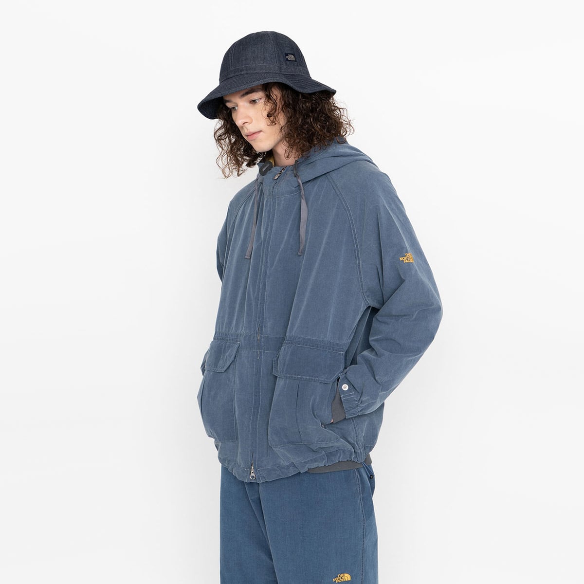 The North Face インディゴマウンテンパーカー パープルレーベル-