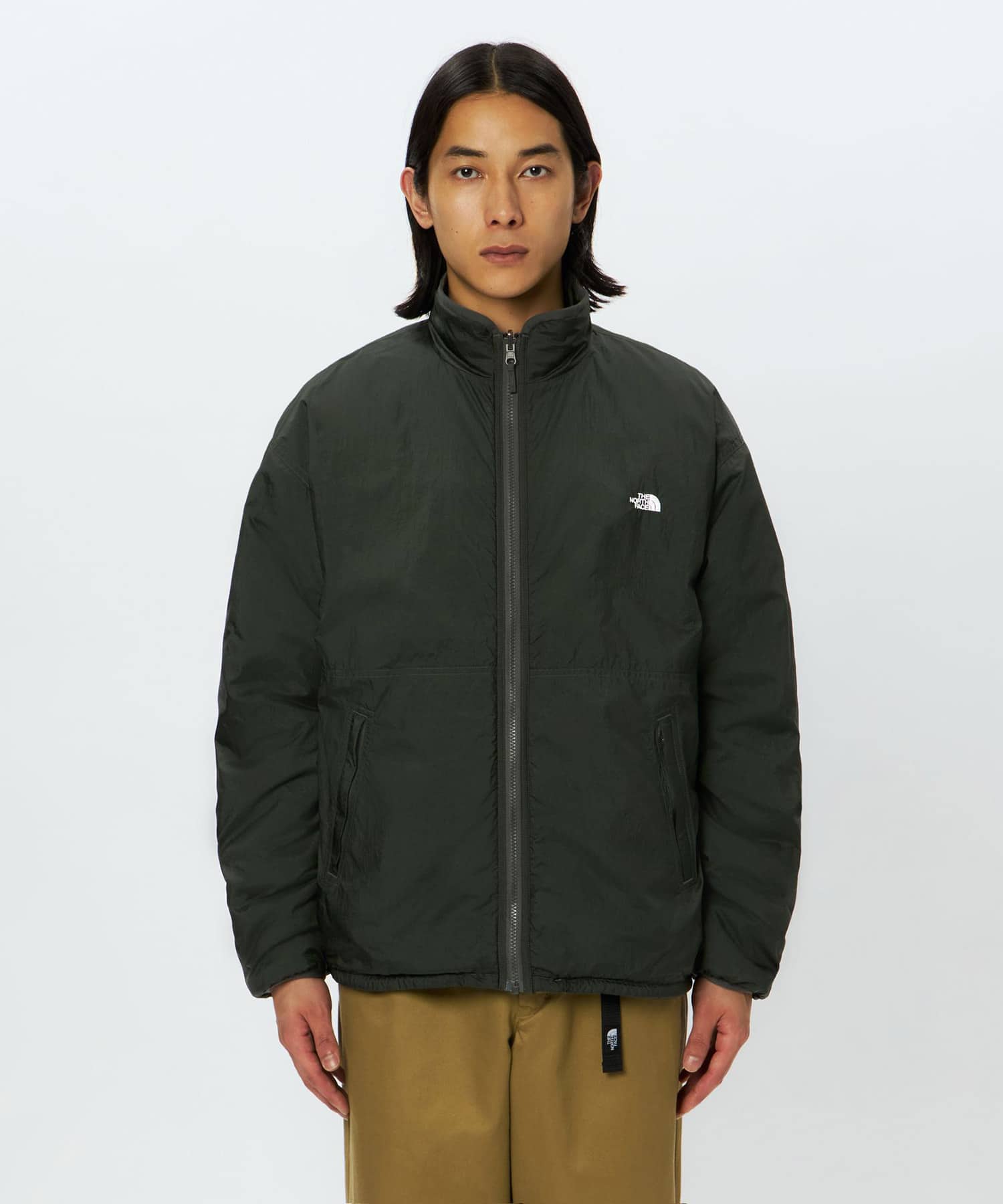 THE NORTH FACE Reversible Extreme Pile Fleece Jacket クラシックカーキxアルパインの画像