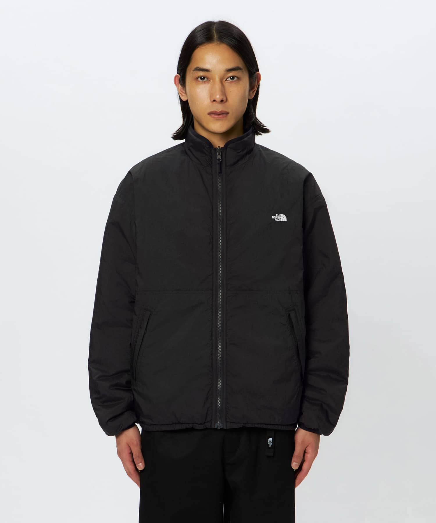THE NORTH FACE Reversible Extreme Pile Fleece Jacket フォッシルアイボリーxブラックの画像