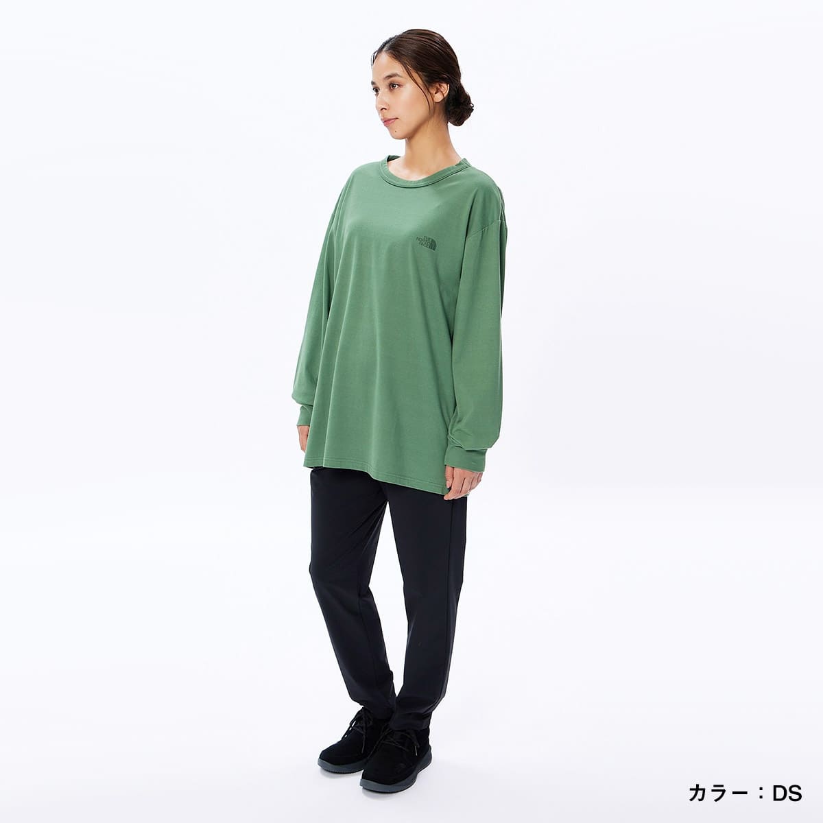 THE NORTH FACE CR L/S TEE & BABY ROMPERS SET オフホワイト