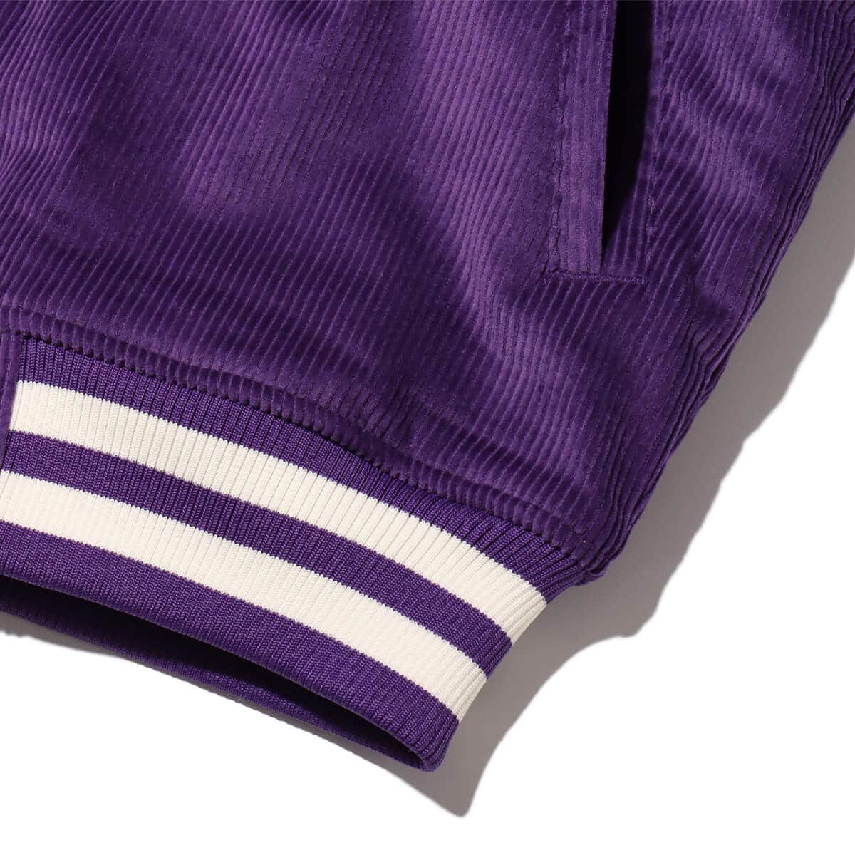 Mitchell & Ness COLLEGIATE VARSITY JACKET LAL PURPLE 23FW-Iの画像