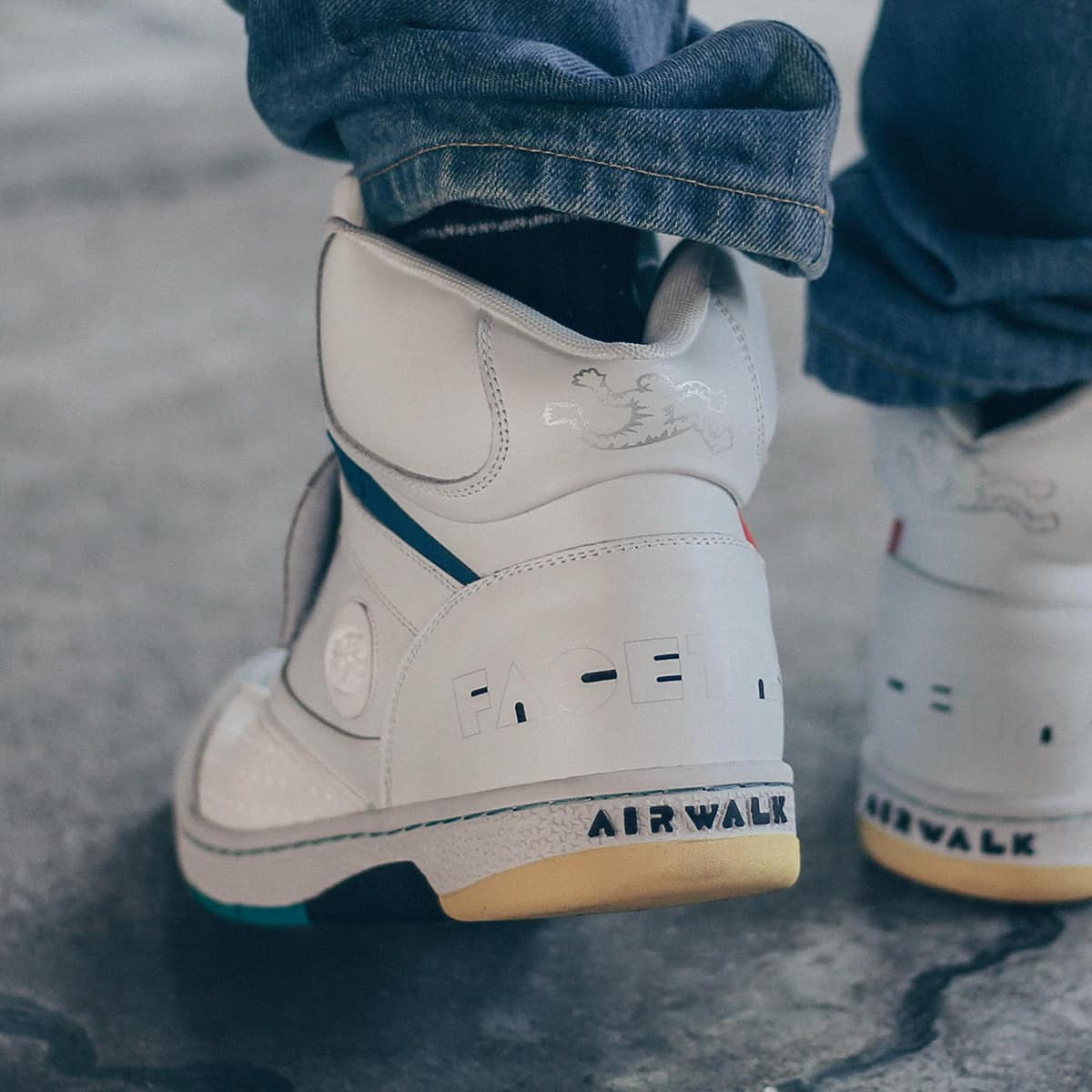 FACETASM AIR WALK DISASTER WHITE 19SU-I