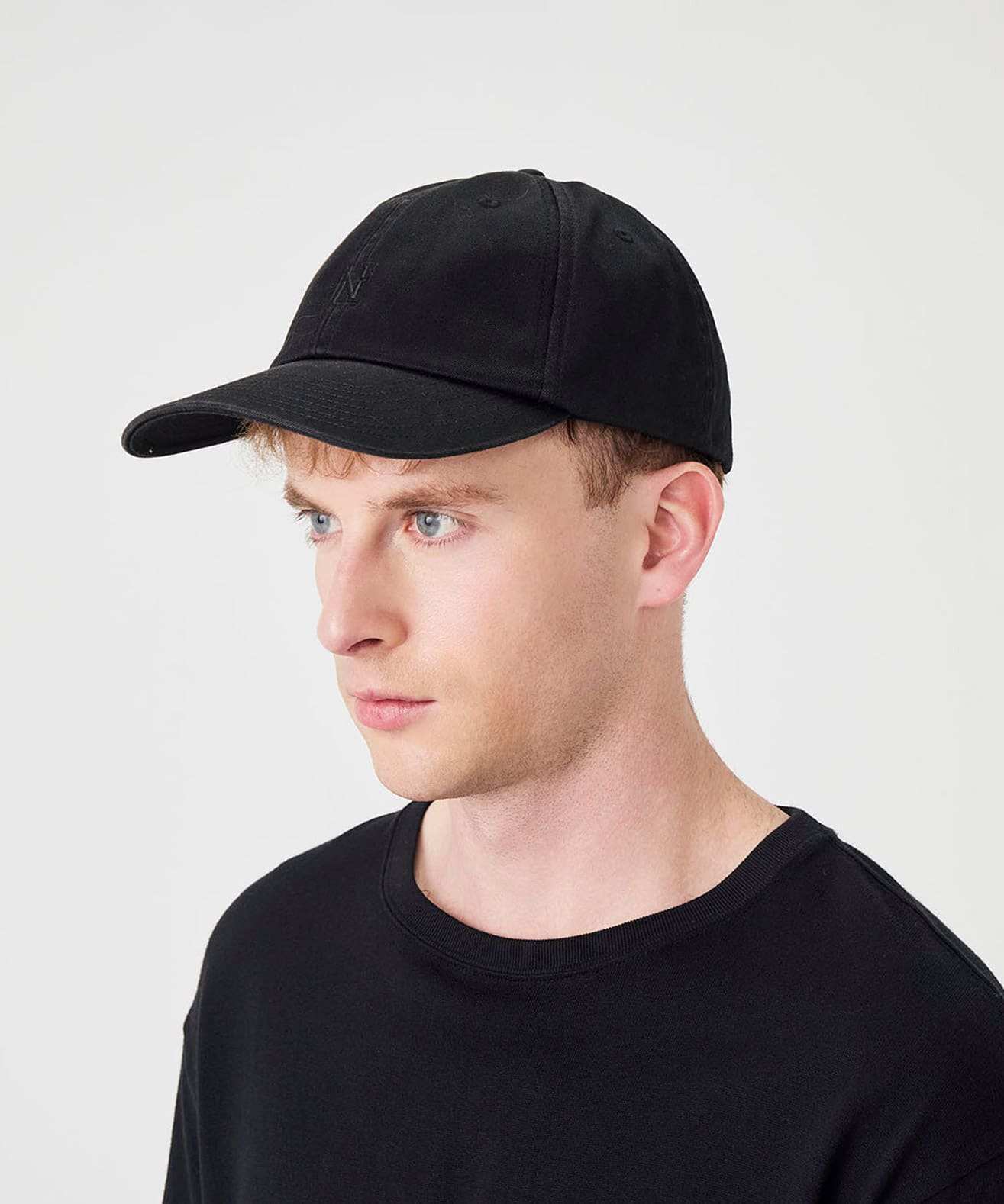 nanamica WASHED CHINO CAP BLACKの画像
