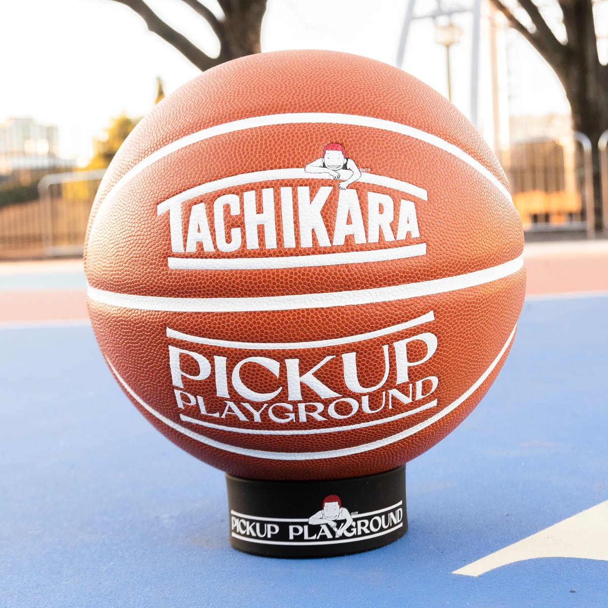 PICK UP PLAYGROUND × TACHIKARA BALL PACK BROWN 22HO-I