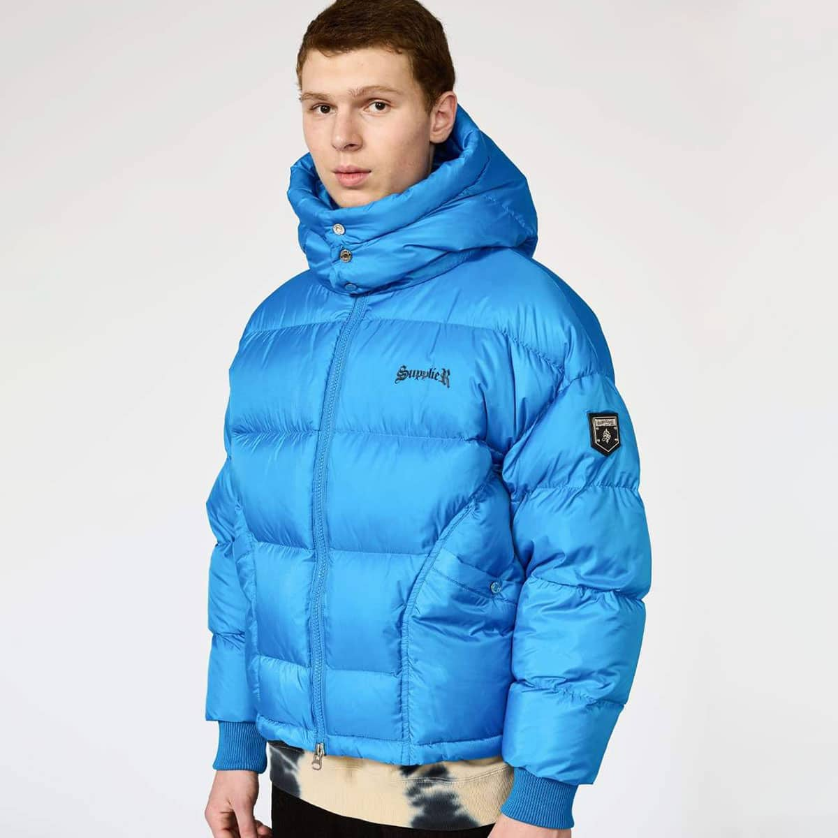 SUPPLIER DETACHABLE HOOD PUFFER BLUE 21FA-I