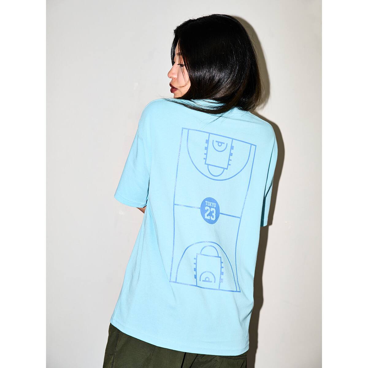 TOKYO 23 FULL COURT TEE -SNK- SKY BLUE 23SS-Sの画像