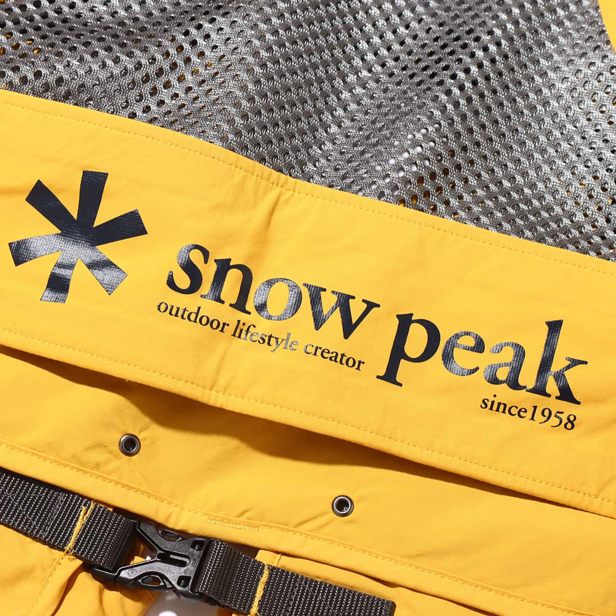 snow peak Game Vest Mustard 23SP-Iの画像