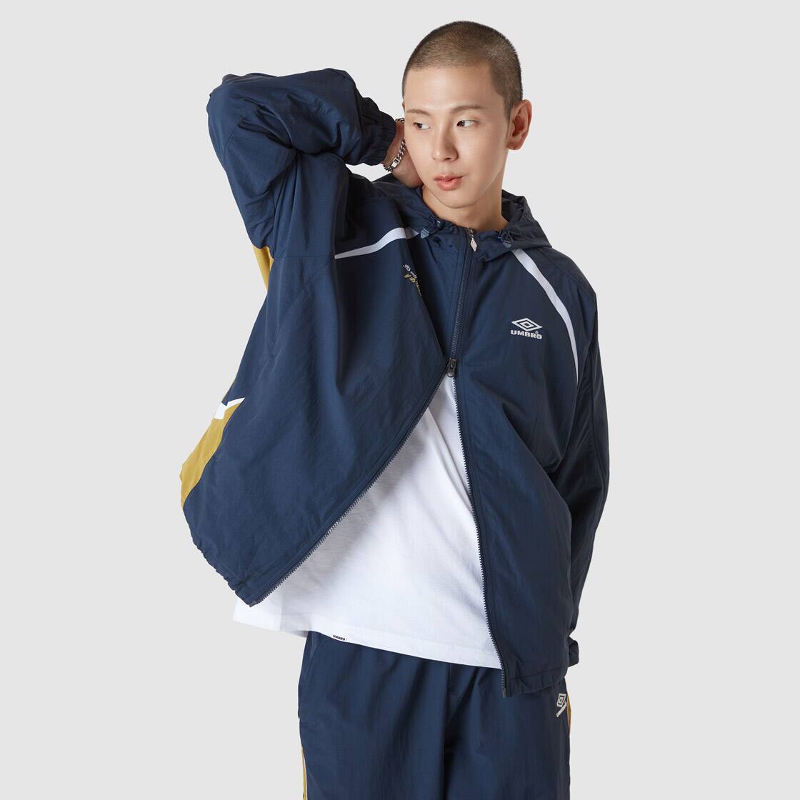UMBRO HBL CELEB Hoodie Jacket ネイビー（アンブロ フーディー