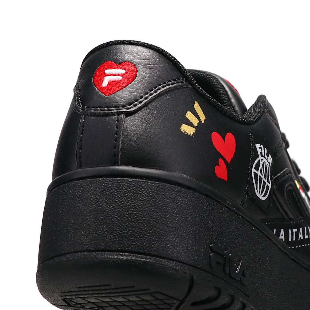 FILA FX-115 HEART COLLAGE BLACK/FILA RED/PINK 22FW-I