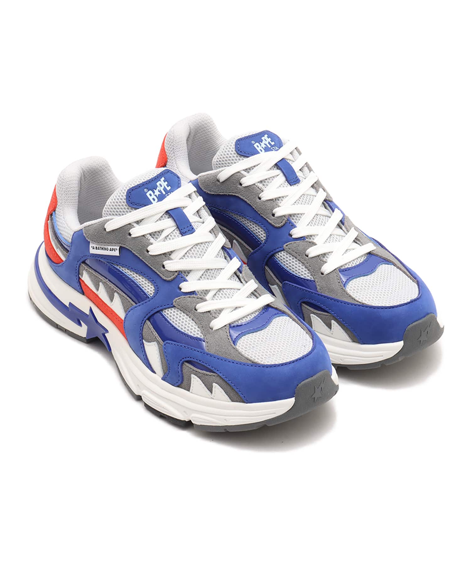 A BATHING APE SHARK STA JAPAN BLUEのメイン画像