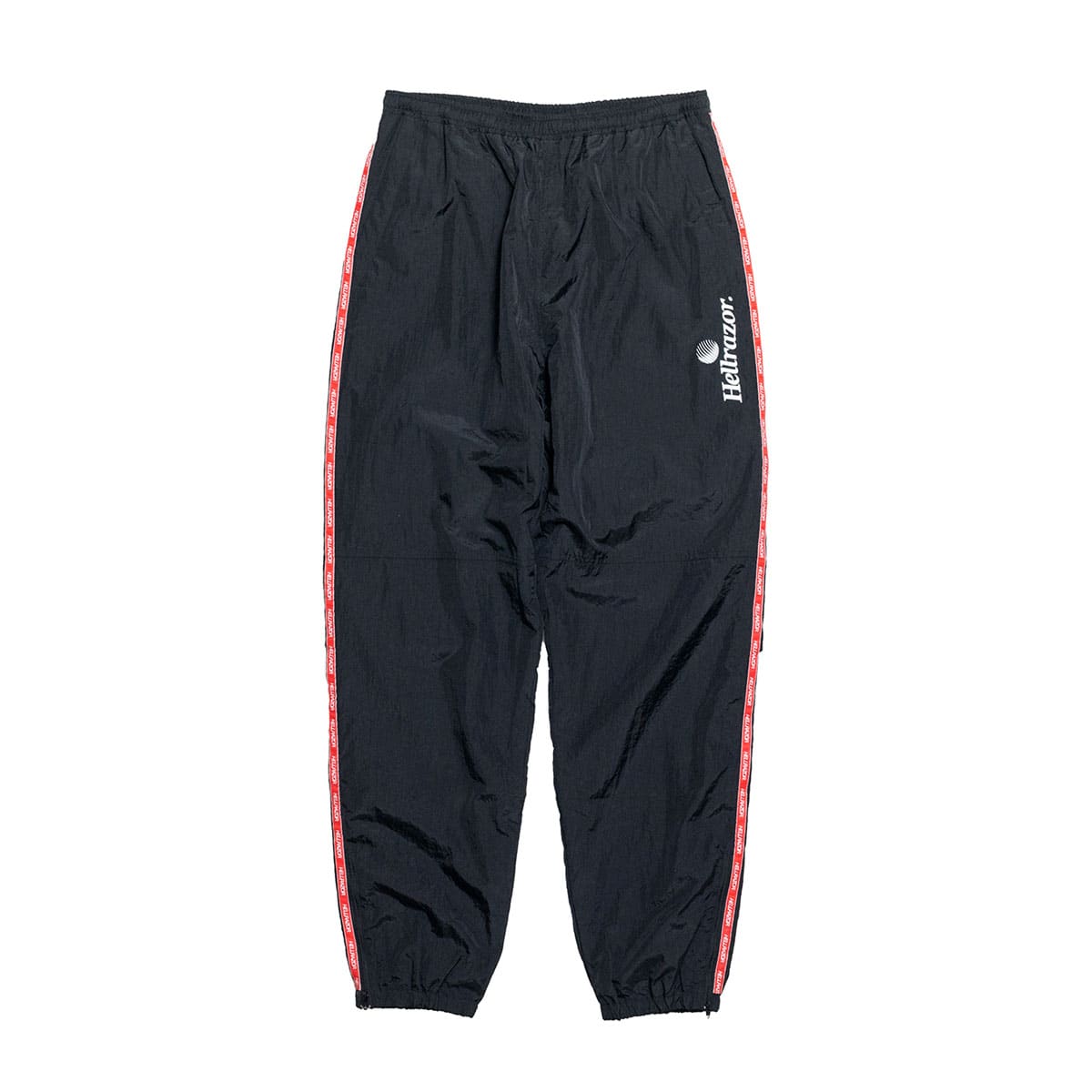 FILA HELLRAZOR TRADEMARK LOGO NYLON PANTS BLACK 23SS-S