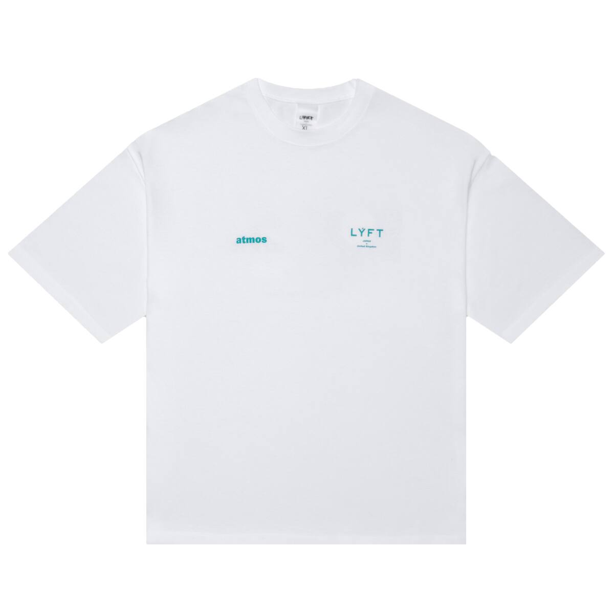 LYFT × atmos Limited Flag Big T-Shirt WHITE 22SU-I