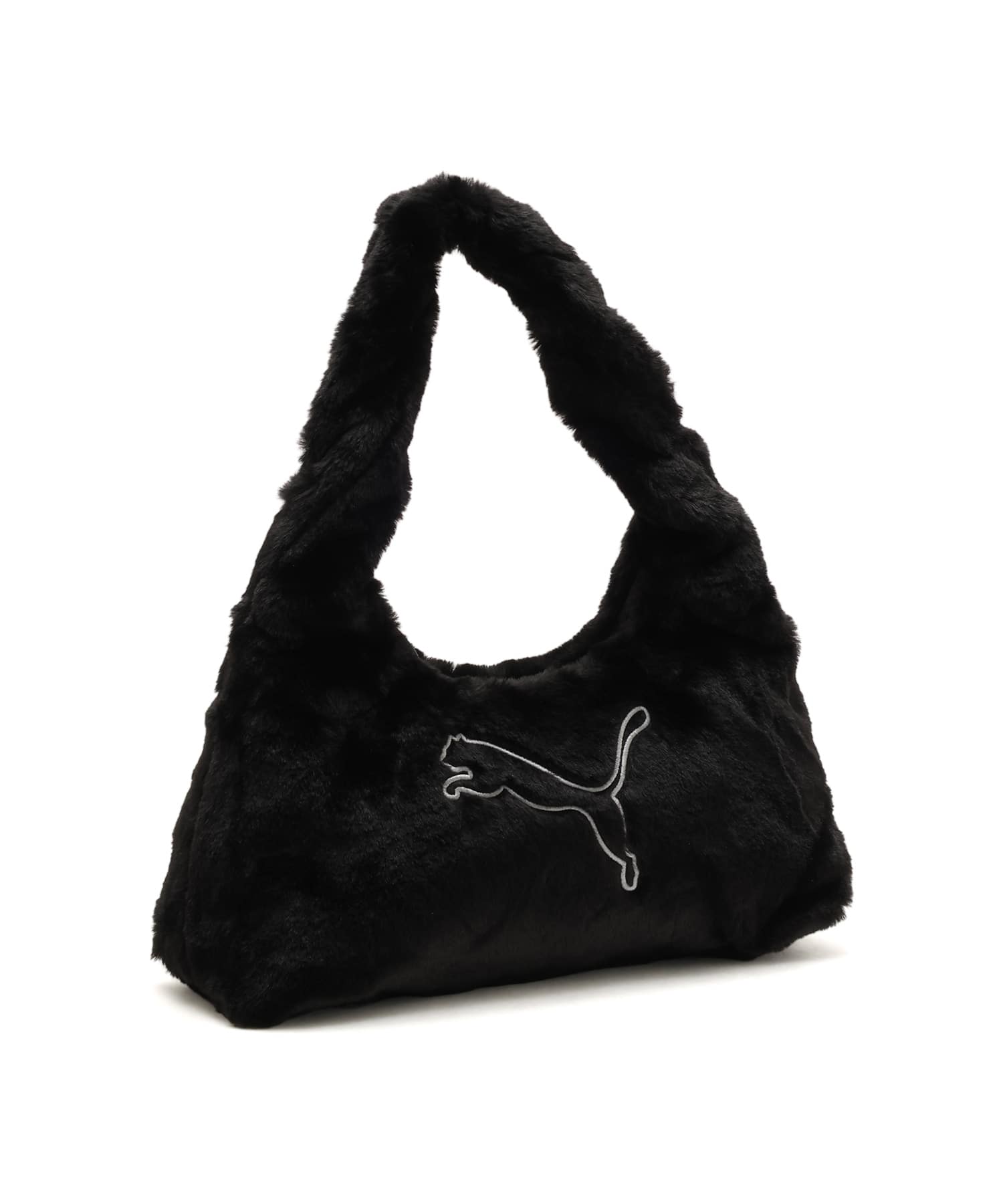 PUMA UP FUR SMALL PRISM BAG PUMA BLACKのメイン画像
