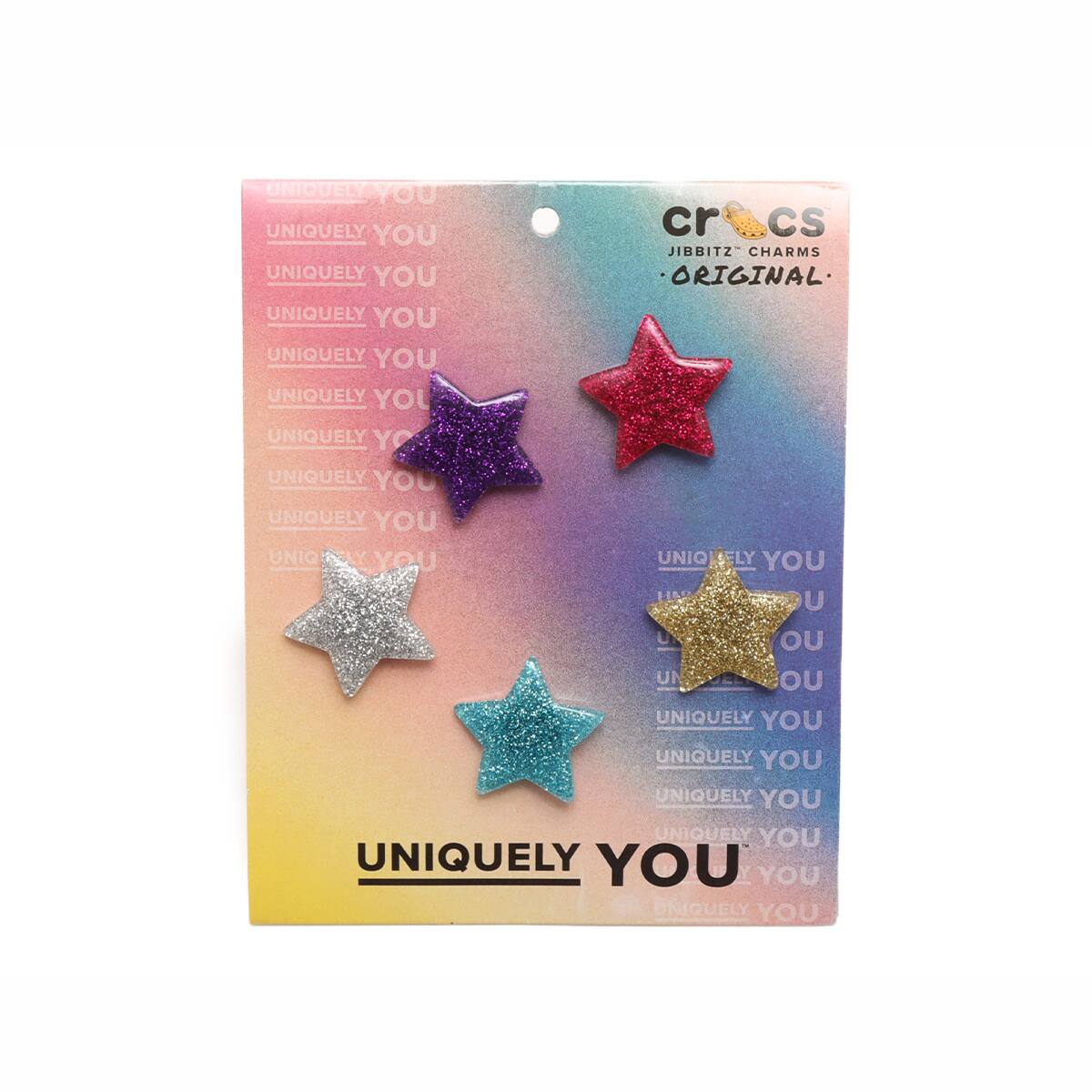 crocs Icon Glitter Stars 5 Pack MULTI 24SS-Iのメイン画像