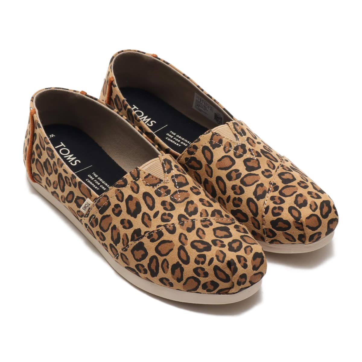 TOMS ALPARGATA 3.0 Desert Tan Leopard Printed Microfiber 19FW-Iのメイン画像