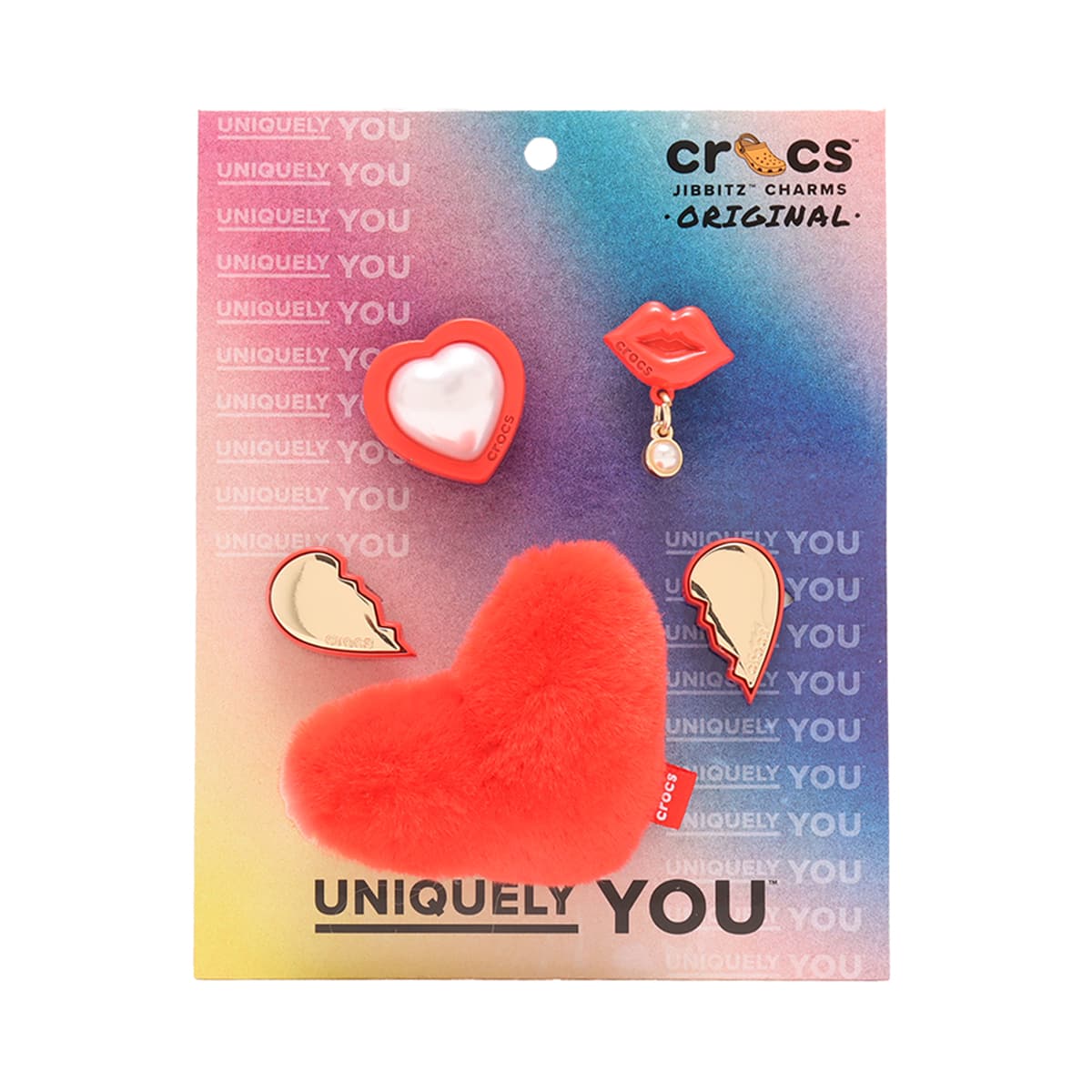 crocs Red Valentines 5 Pack MULTIのメイン画像