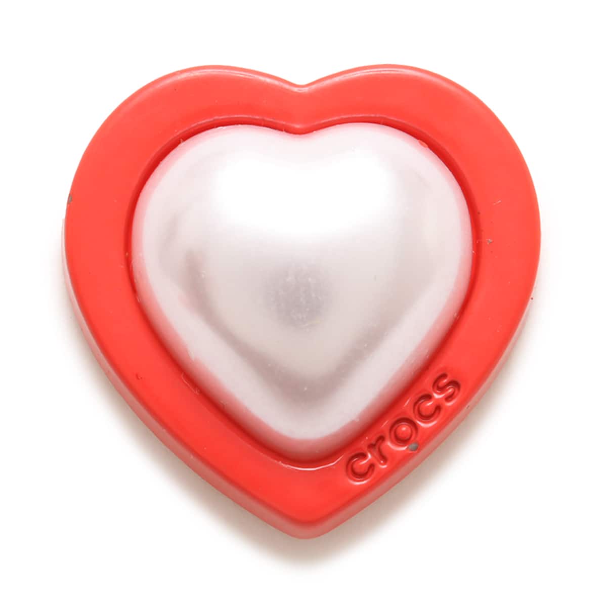 crocs Red and Pearl Heart MULTIのメイン画像