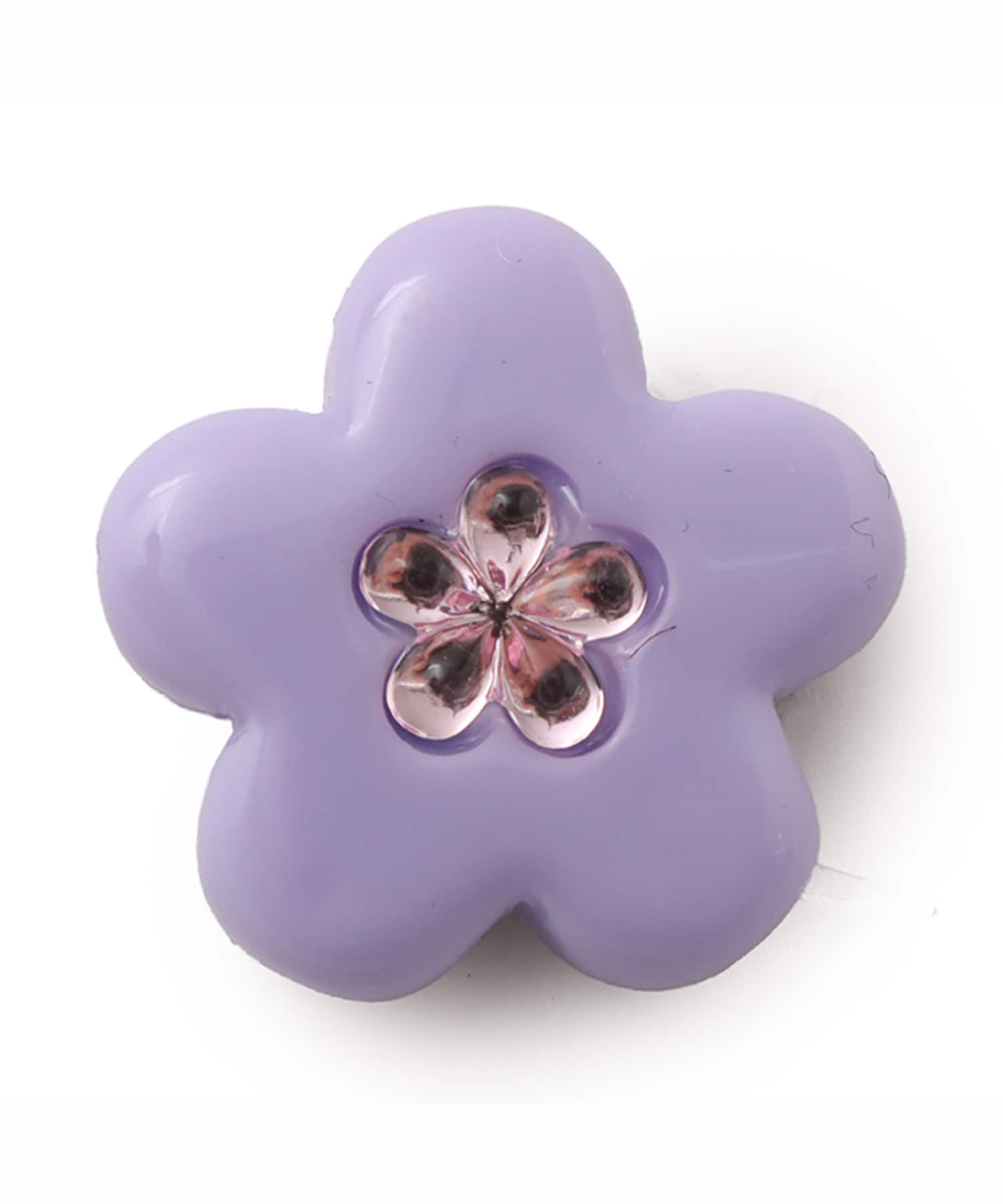 crocs Purple Flower with Pink Gemのメイン画像