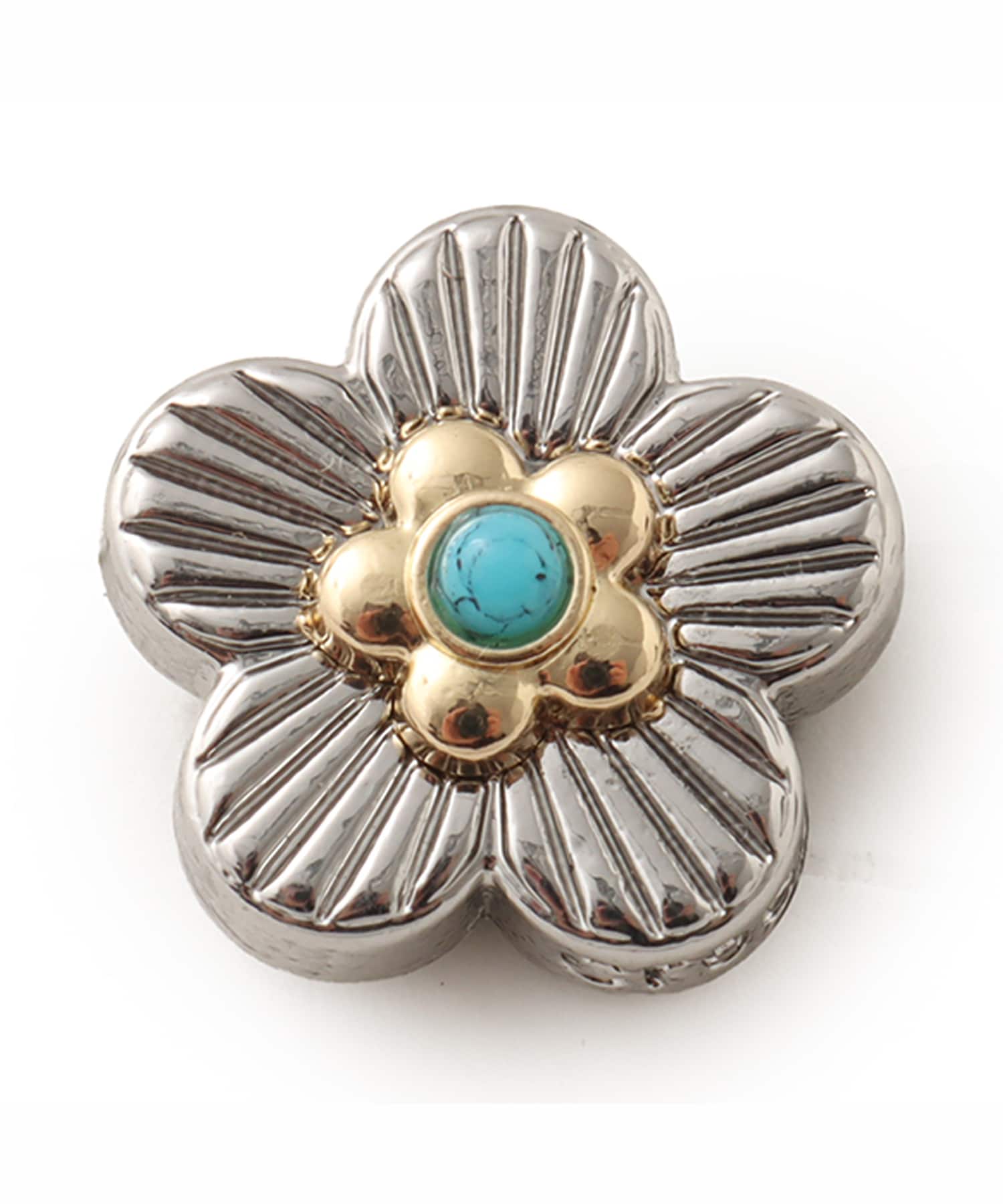 crocs Silver Turquoise Flowerのメイン画像