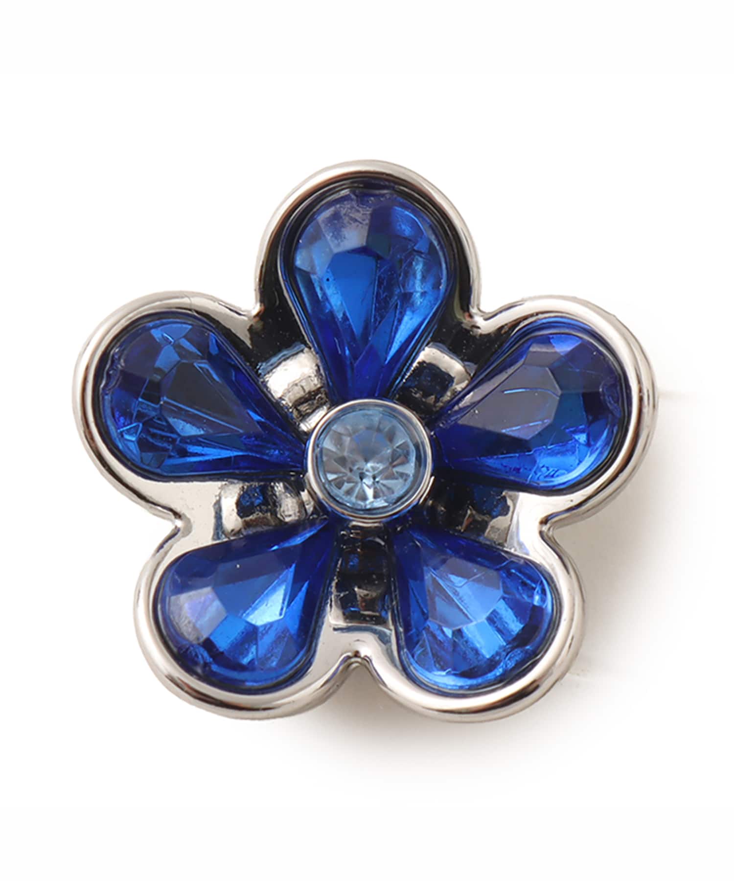 crocs Silver and Blue Flowerのメイン画像