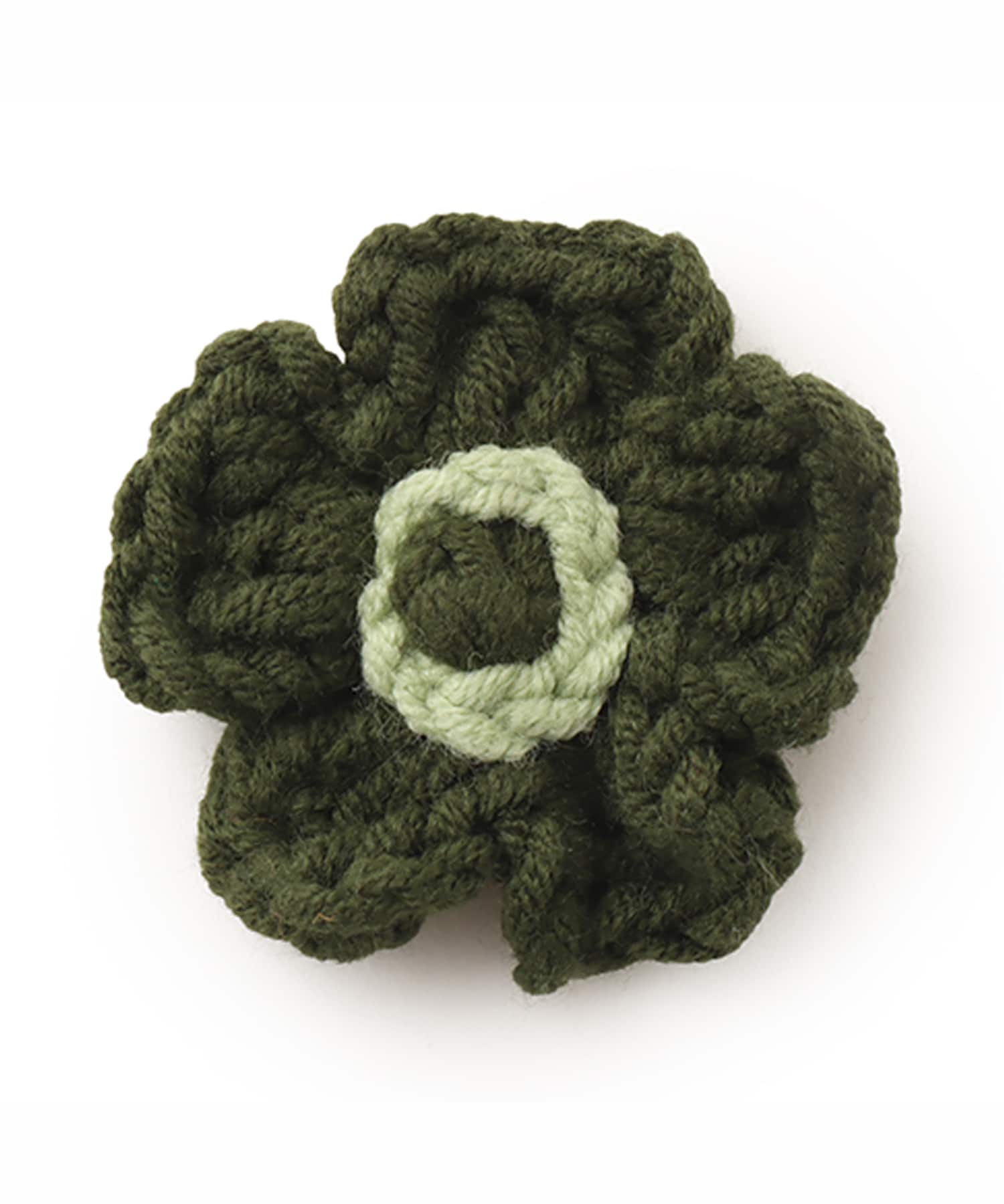 crocs Green Crochet Flowerのメイン画像