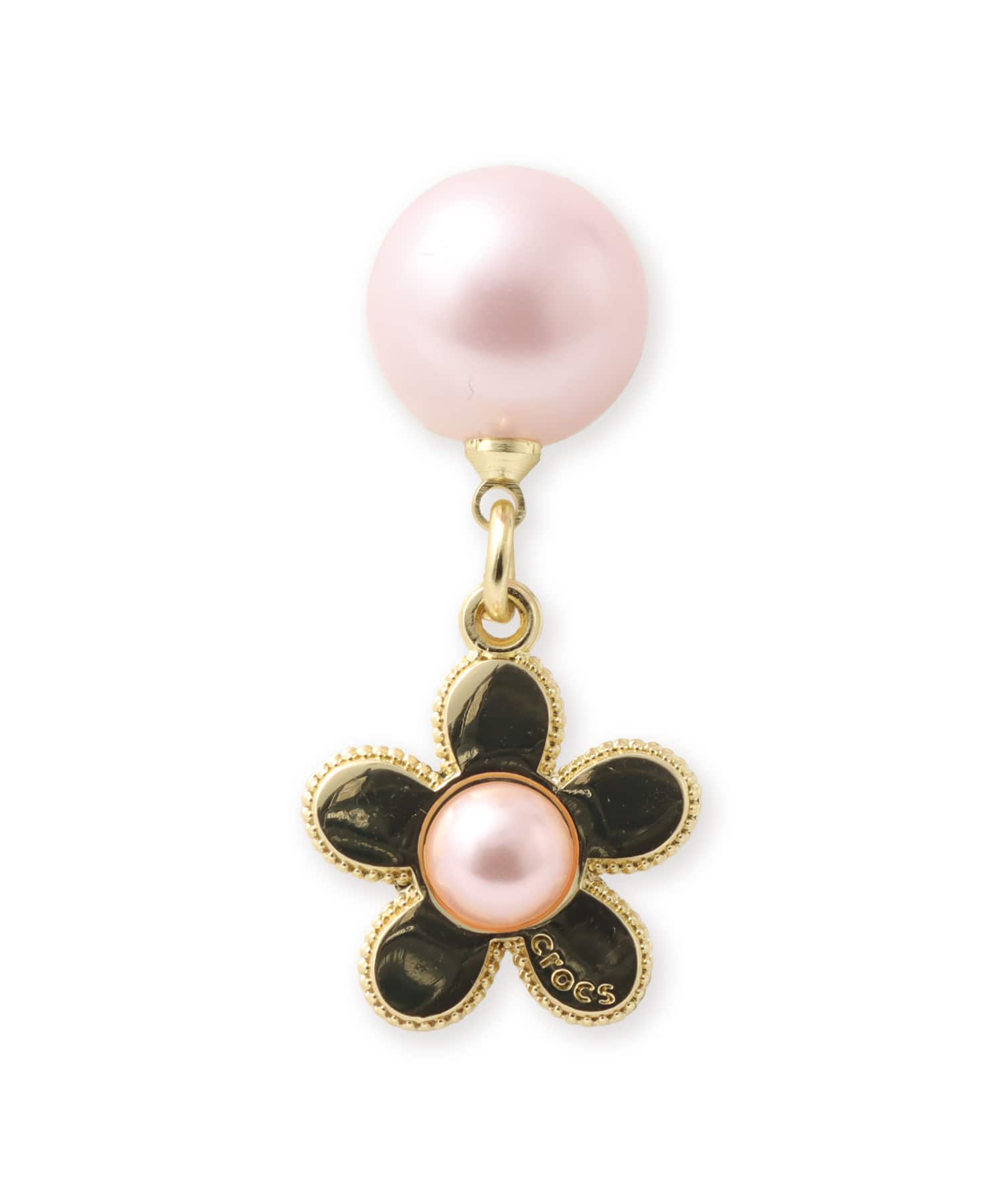 crocs Pink Pearl and Gold Flowerのメイン画像