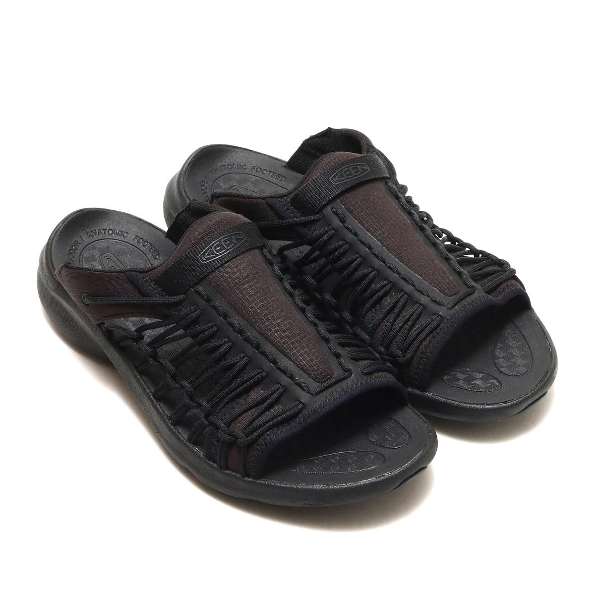 KEEN UNEEK SNK SLIDE BLACK/BLACKのメイン画像