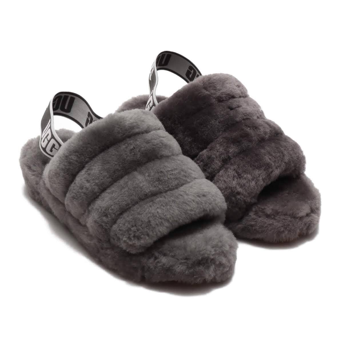 ugg fluff yeah charcoal