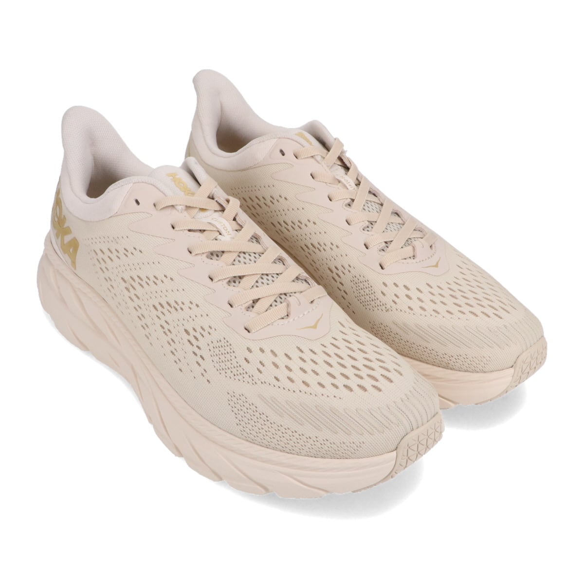HOKA ONEONE CLIFTON 7 ALMOND MILK/BRONZE 20FW-I_photo_large