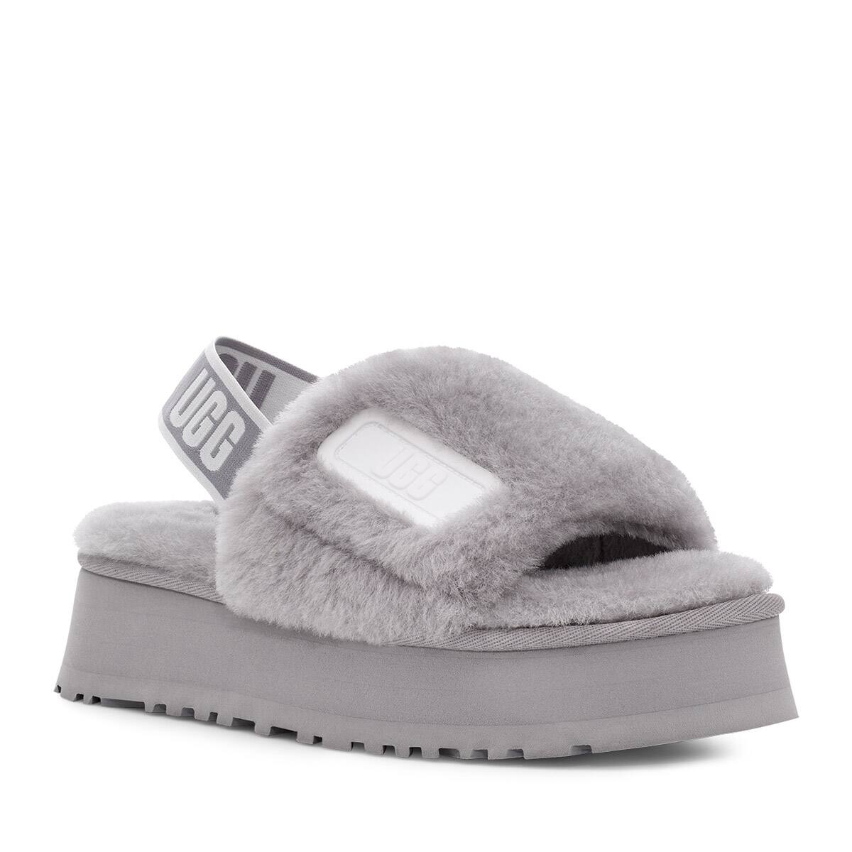 UGG Disco Slide Soft Amethyst ファーサンダル - サンダル