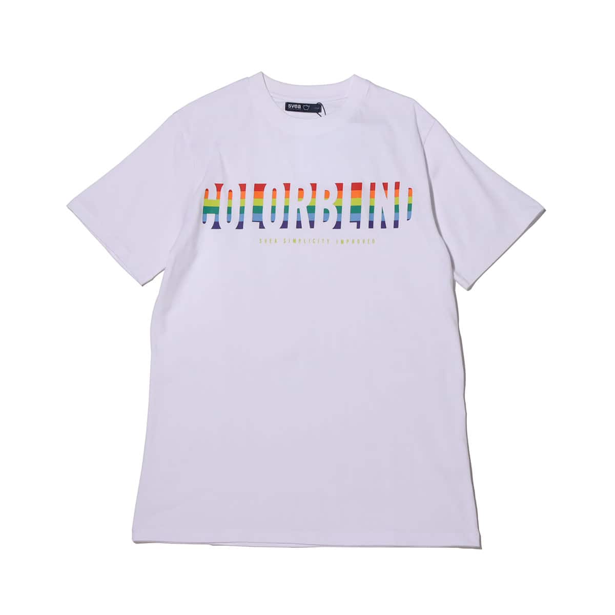 SVEA U. Colorblind Tee WHITE 20HO-Iのメイン画像