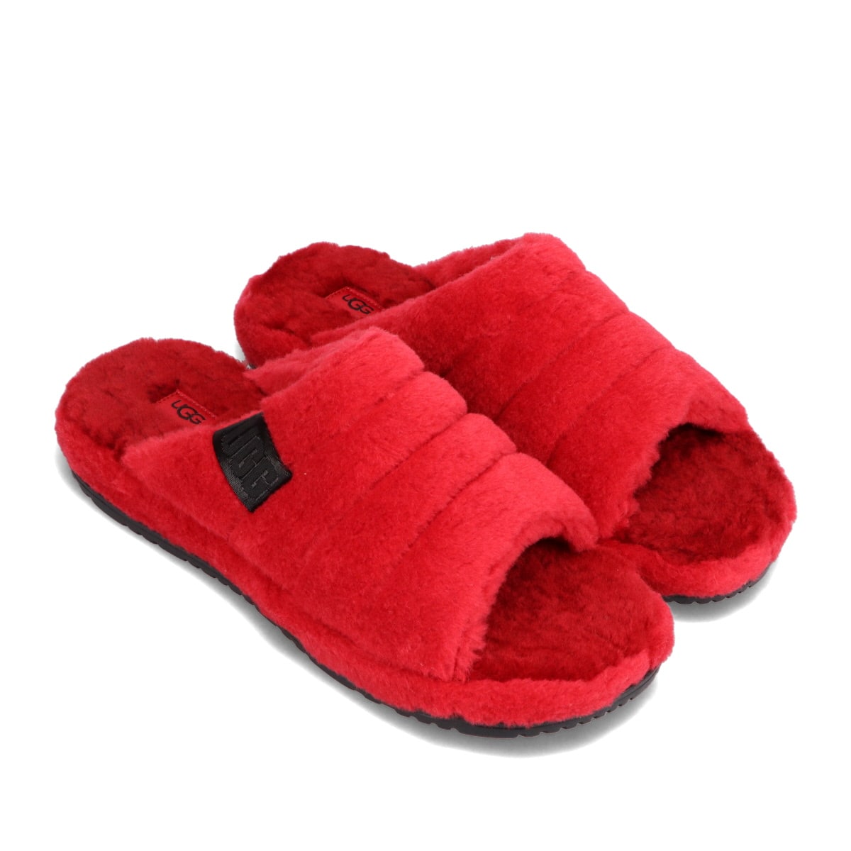 UGG FLUFF YOU SAMBA RED FLUFF 21FW-I