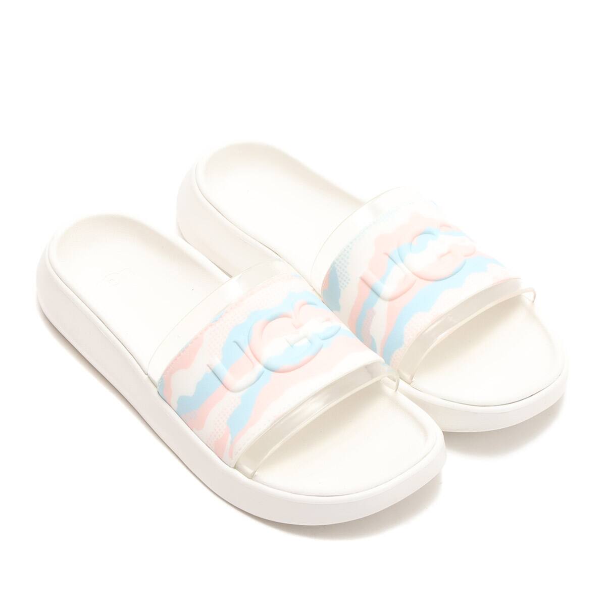 UGG W UGG SLIDE CALI COLLAGE POWDER STRIPE 21SS-I_photo_large