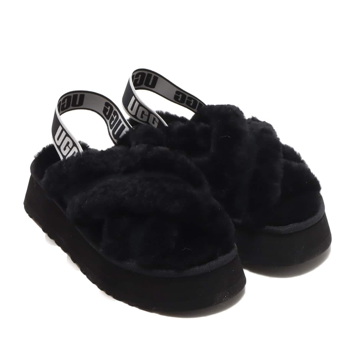 UGG W DISCO CROSS SLIDE BLACK 22SS-I