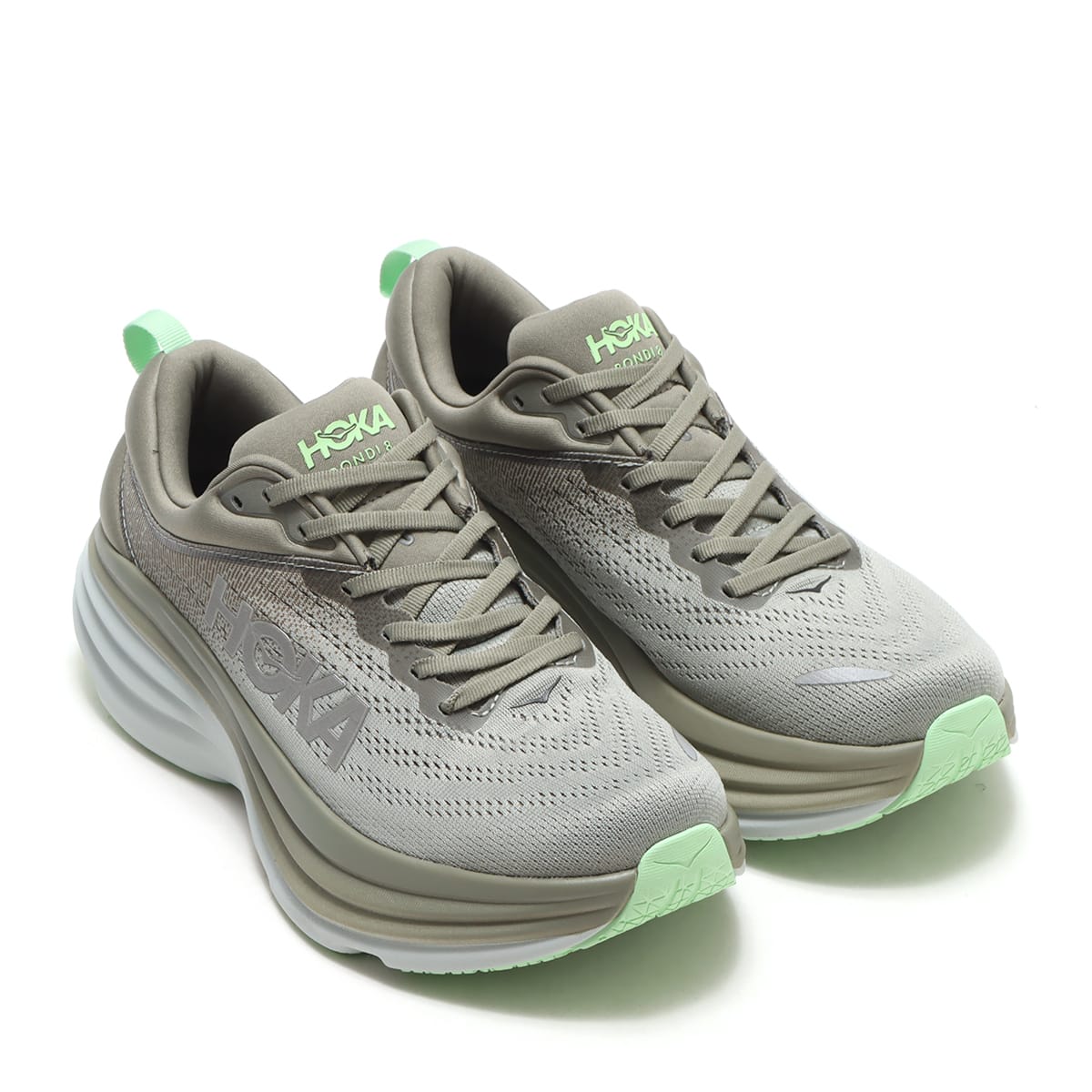 HOKA BONDI 8 OLIVE HAZE / MERCURY 23FW-I