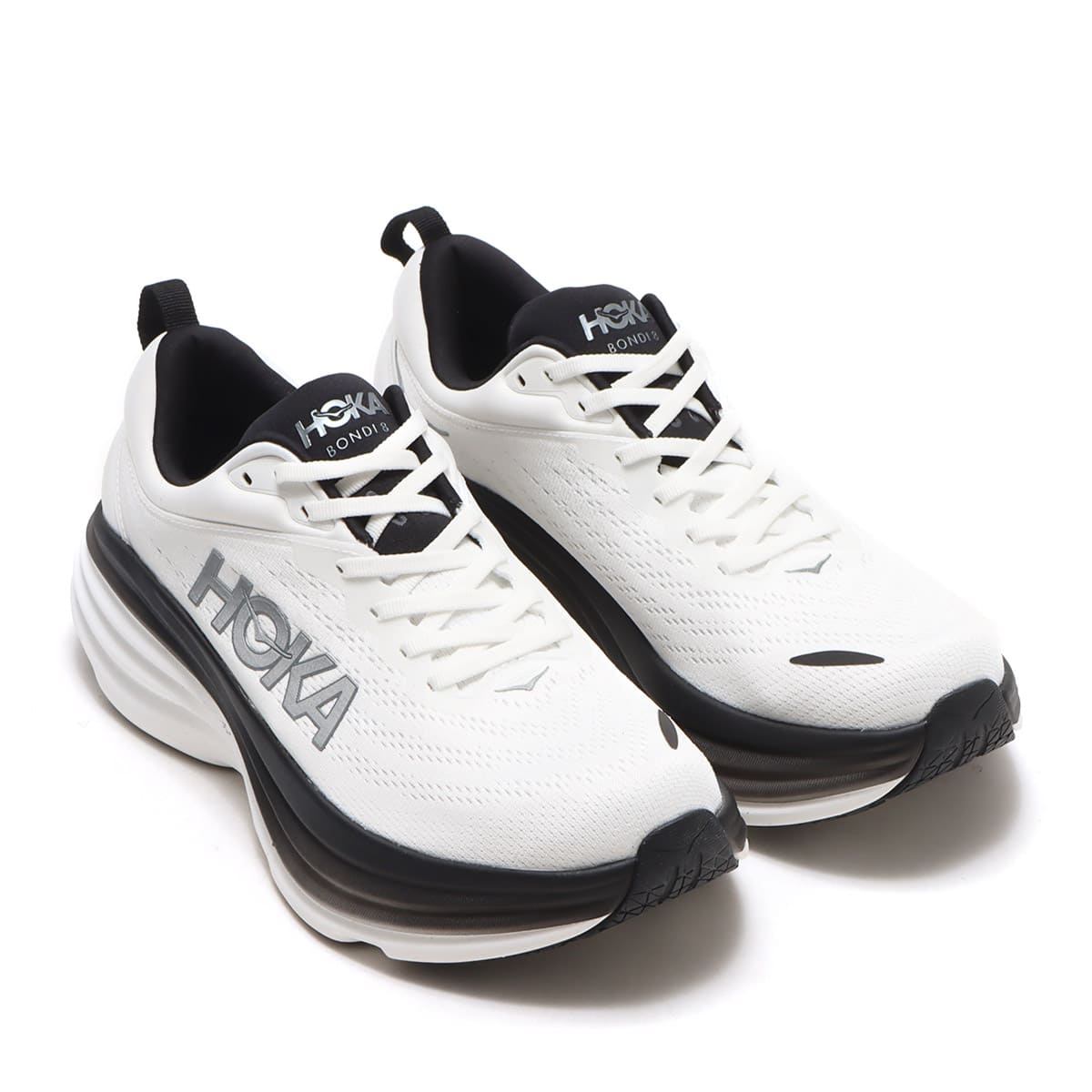 HOKA ONEONE BONDI 8 WHITE / BLACK 23FW-I