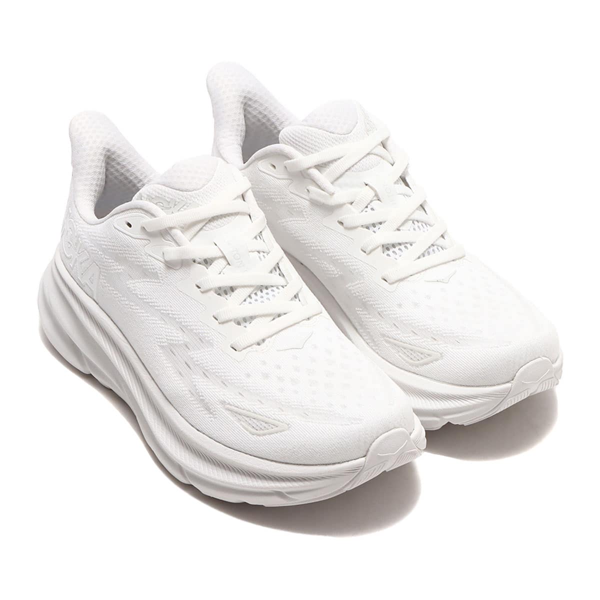 HOKA ONEONE CLIFTON 9 WHITE / WHITE 23FW-I