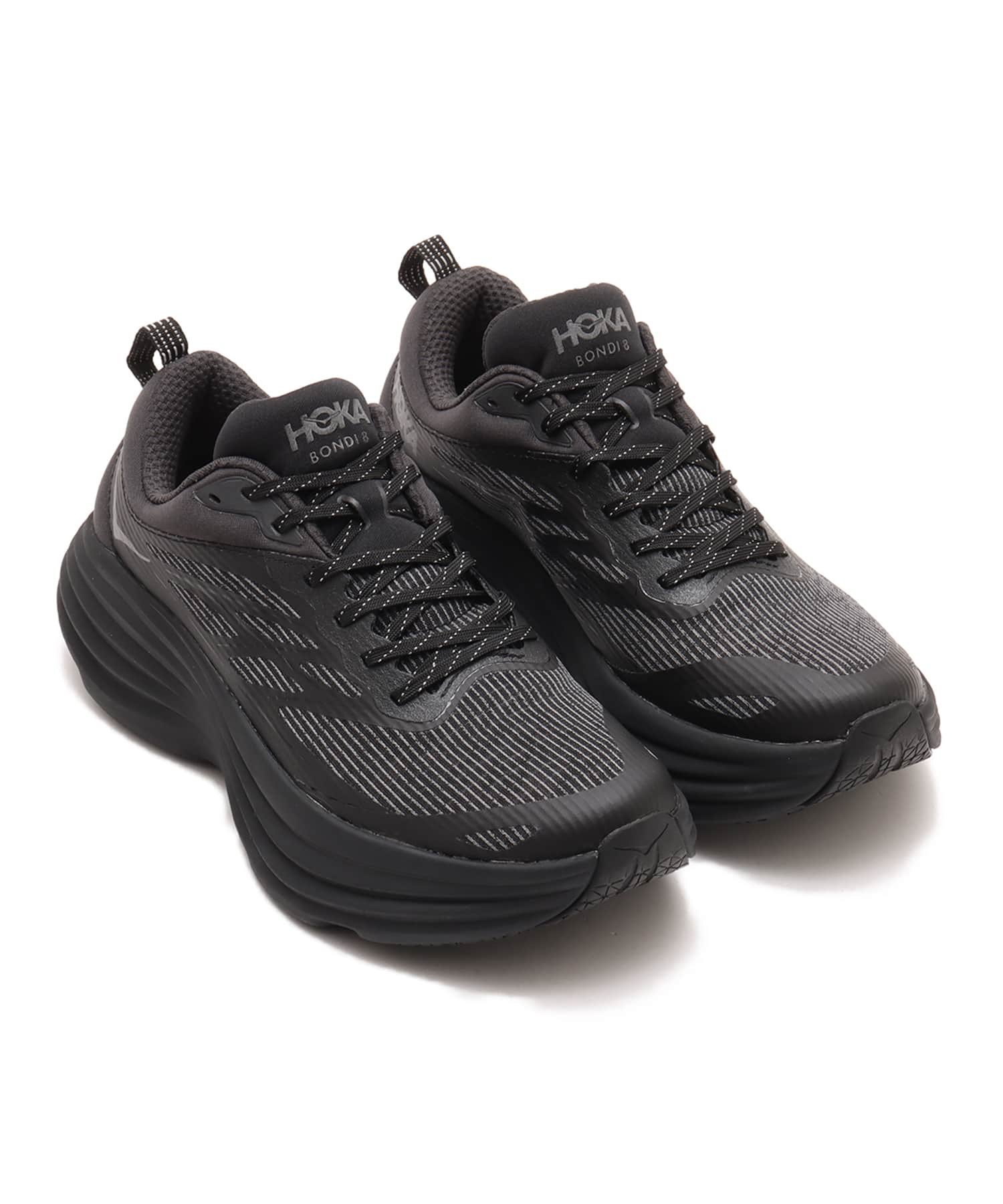 HOKA BONDI 8 TS CAGED BLACK / BLACKのメイン画像