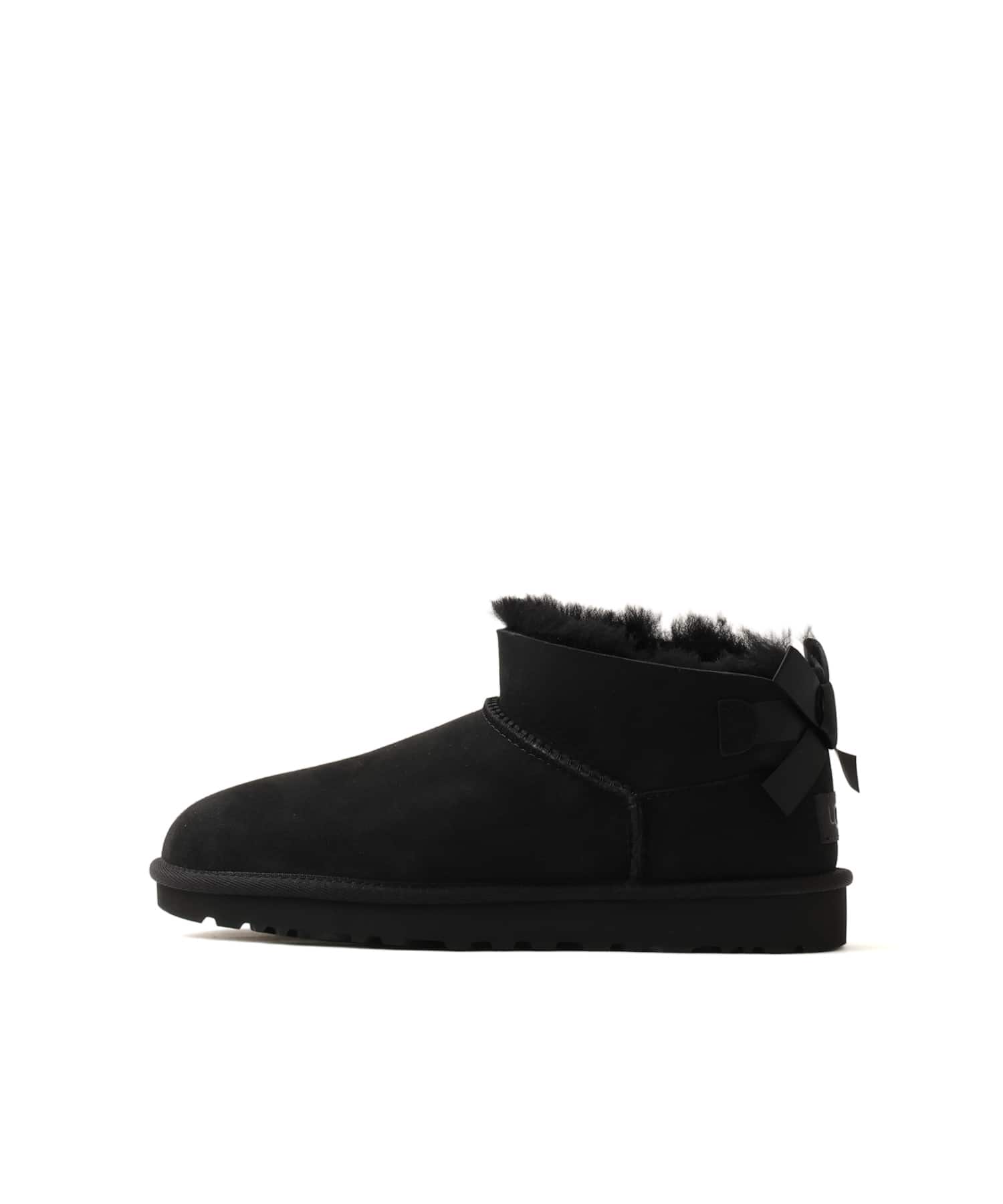 UGG W ULTRA MINI BAILEY BOW BLACKのメイン画像