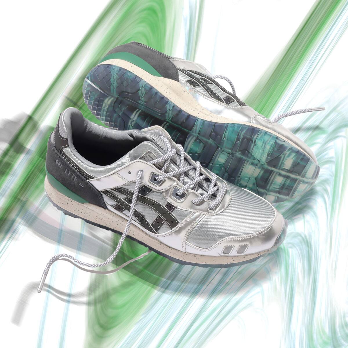 asics GEL-LYTE III OG SNEAKER LAH PIEDMONT GREY/SHAMROCK GREEN 20FW-S_photo_large