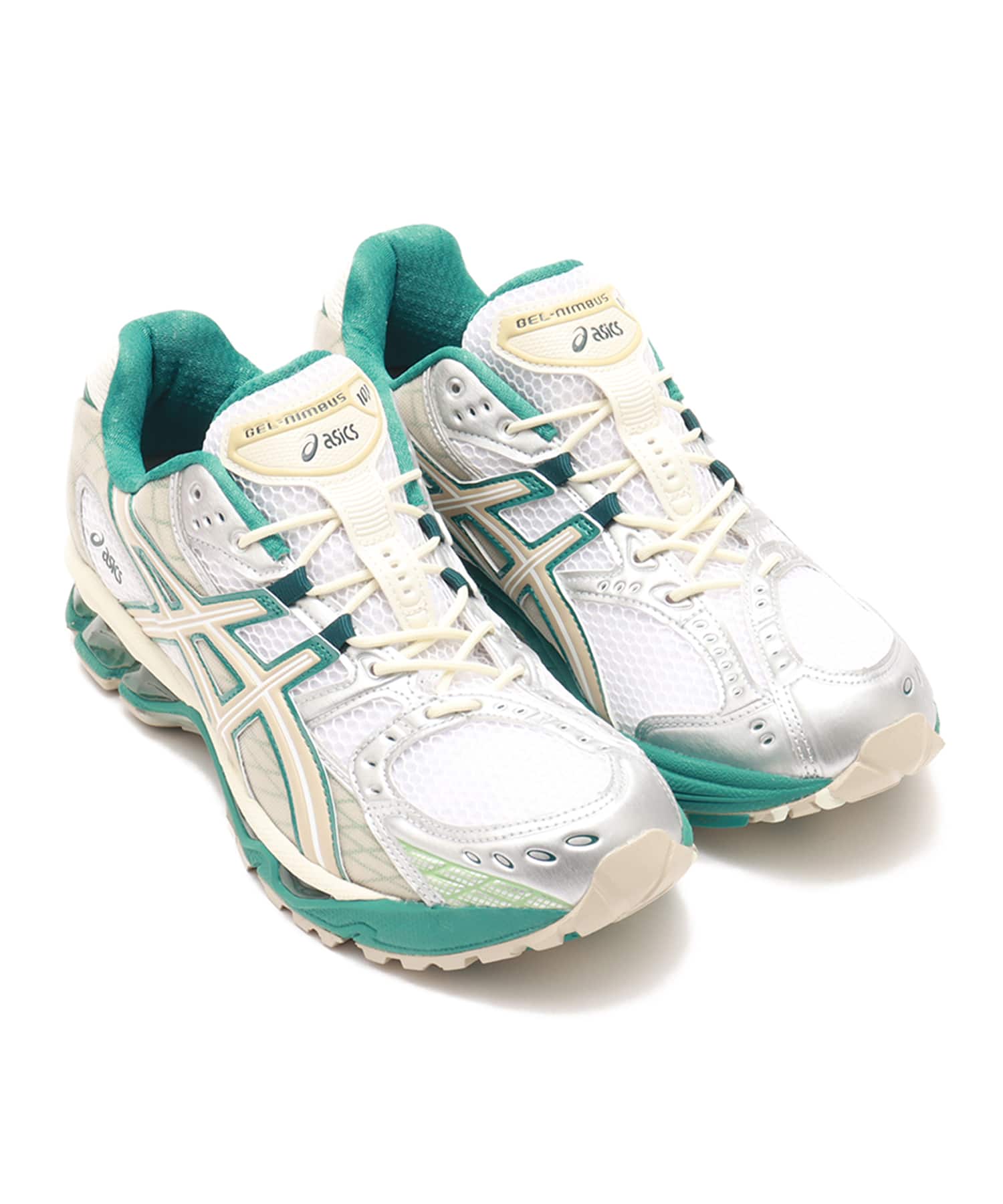 asics GEL-NIMBUS 10.1 WHITE/RAINY LAKEのメイン画像