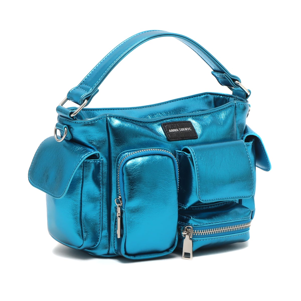 ANNA SUI NYC マルチポケット チビバッグ BLUE 23FA-I