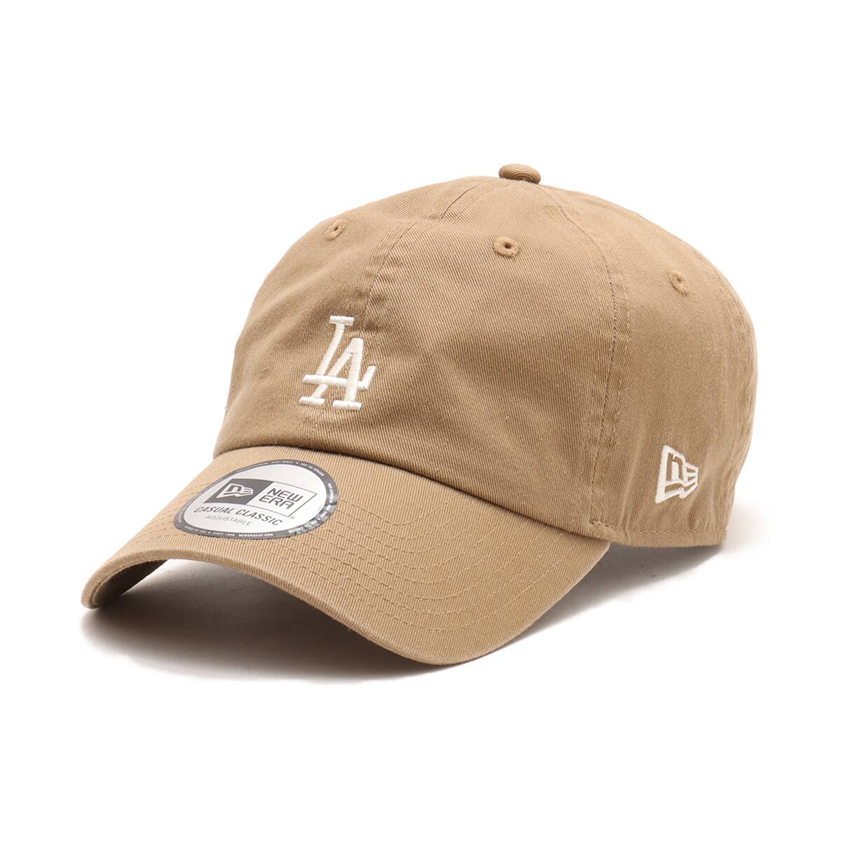 NEW ERA Casual Classic MLB MID LOGO Los Angeles Dodgers KHAKIのメイン画像