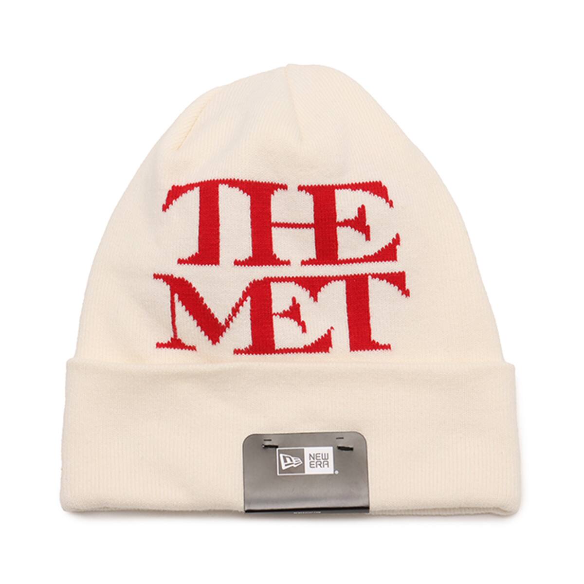 NEW ERA BASIC CUFF KNIT THE MET OWHI OFF WHITEのメイン画像