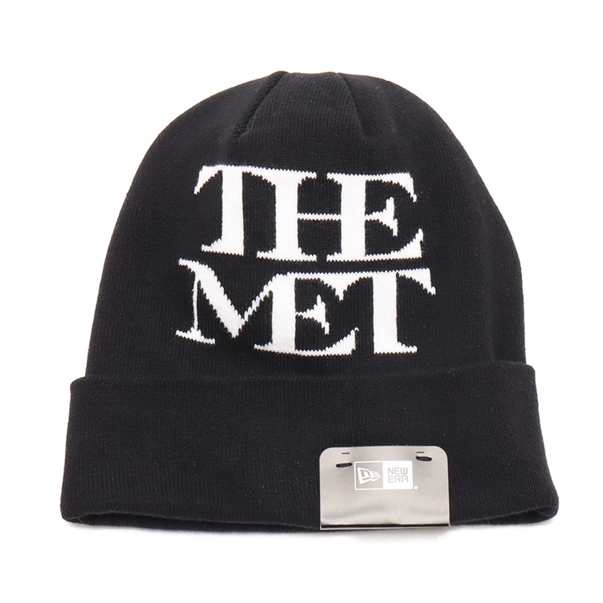 NEW ERA BASIC CUFF KNIT THE MET BLK BLACKのメイン画像